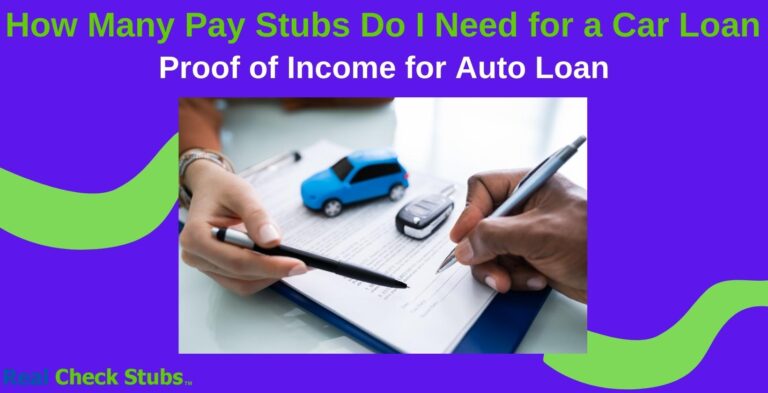 Navigating Car Loans: How Many Pay Stubs Do You Really Need for Approval?